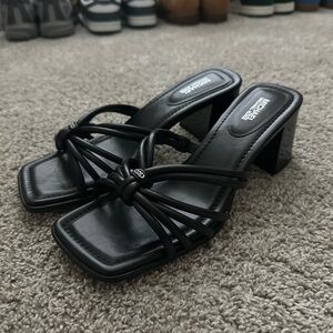 Michael Kors Black Strappy Heels